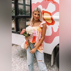 Inpressions Shaken Or Stirred Colorblock Tank size small